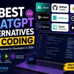 9 Best ChatGPT Alternatives for Coding in 2026 (Tested & Compared) Best ChatGPT alternatives for coding in 2026 featuring Claude, GitHub Copilot, Cursor, Gemini Code Assist, and Codeium.